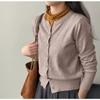 Neue Mode Damen Dünne Fleece Stricken Lose Kurze Kaschmir Pullover Rundhals, Warme Koreanische Sle Casual Weibliche Pullover Top Cloting