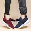 2025 New Comfort Breathable Summer Sports Mesh Slip-on Flying Woven Lightweight Couple Models More than Casual Walking Shoes