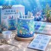 Educational Craft Supplies Bead Embroidery Kit DIY Pen Holder 3D Beaded Tiny Pencil Fine Motor