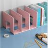 4 Grids Design Bag Storage Shelf Divider Clear Acrylic Purse Display Stand  Office Stationery