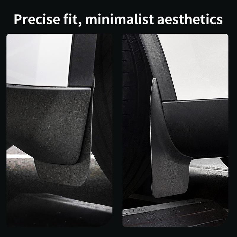 YZ for Tesla Model 3 /Y/YL Highland Juniper 2026 8-piece set of  TPE non perforated mudguard All Weather Splash Guards