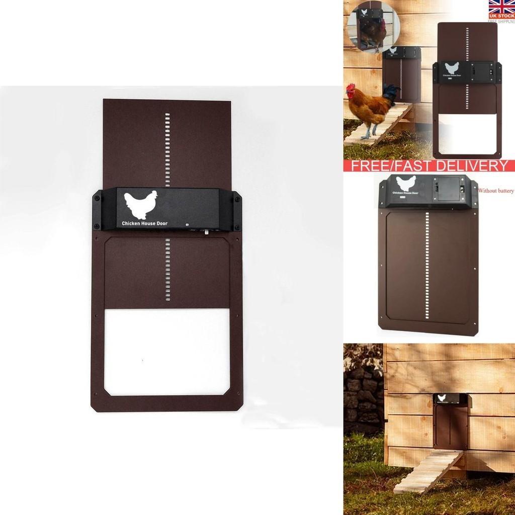 Light-sensing Automatic Chicken Coop Door For Effortless Poultry Care