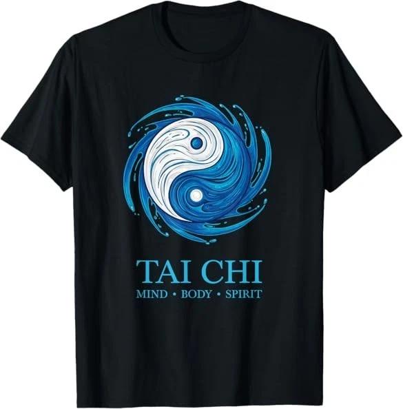 Men s and Women s T-shirts NEW LIMITED Tai Chi Yin Yang Mind Body Spirit Martial Arts Tee T-Shirt S-3XL XS