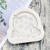 1pc 3D Silicone Mold, Fondant Mold For DIY Pudding Chocolate Crystal Candy Desserts Ice Cube Gum Paste Cupcake Cake Topper Decoration Soap Mould