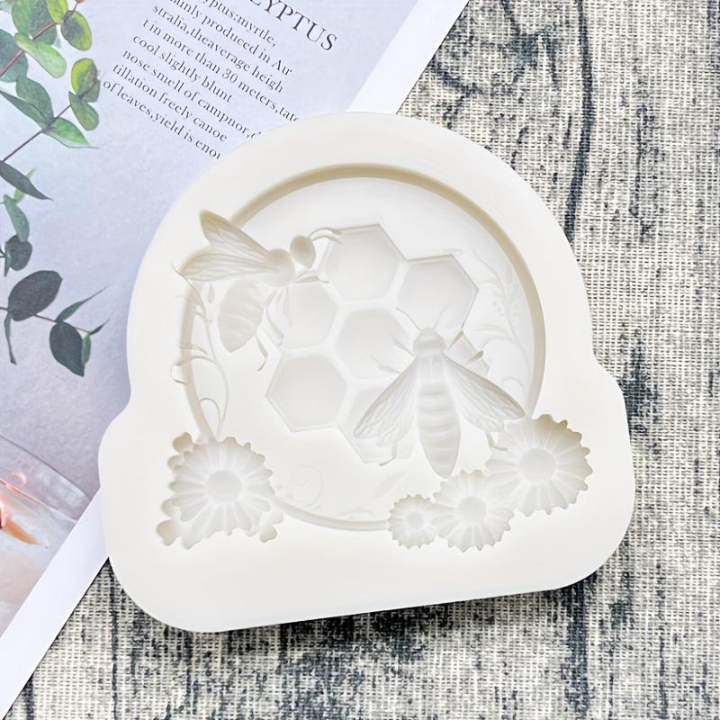 1pc 3D Silicone Mold, Fondant Mold For DIY Pudding Chocolate Crystal Candy Desserts Ice Cube Gum Paste Cupcake Cake Topper Decoration Soap Mould