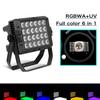 Outdoor Waterproof Stage Light 24x18W RGBWA UV 6 In 1 LED Square Par Light DJ Disco Equipment Lighting Atmosphere