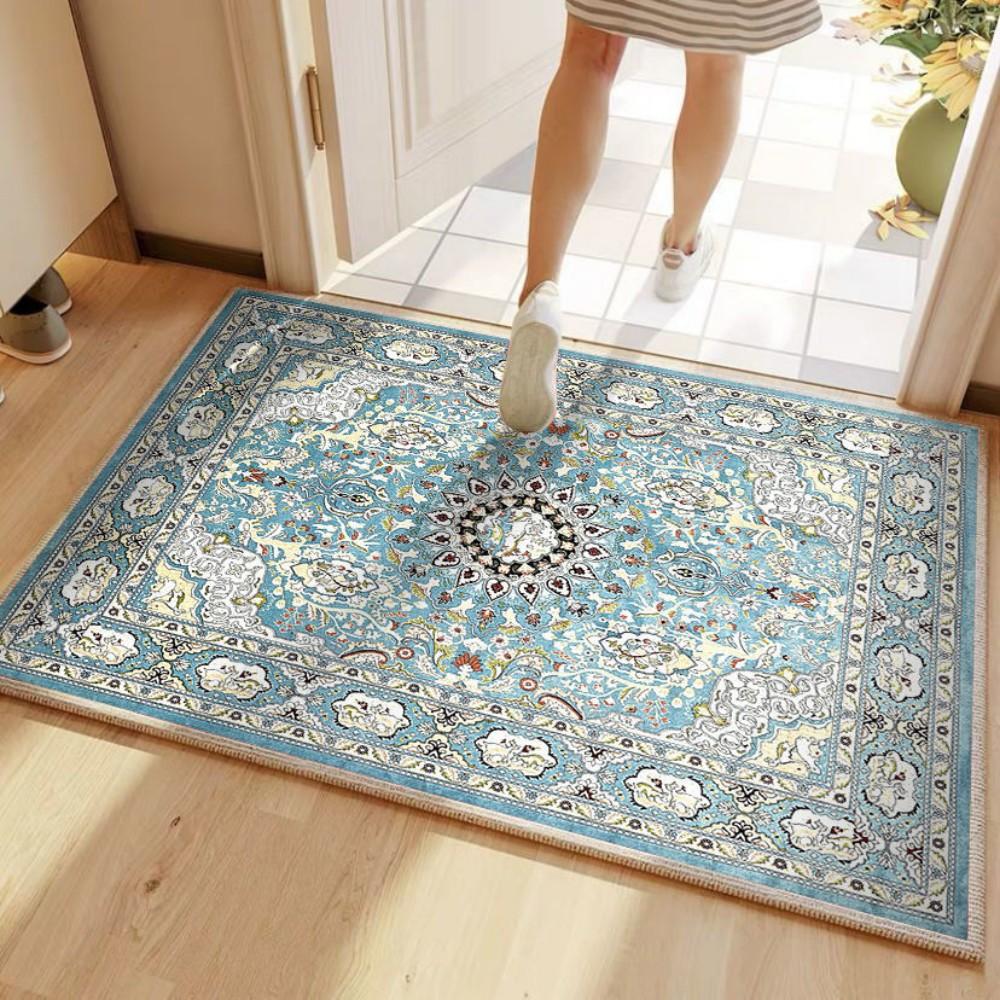 Retro Bohemian Rug, Easy-To-Clean And Slip-Resistant Carpet For Living Room And Bedroom, Home Decoration