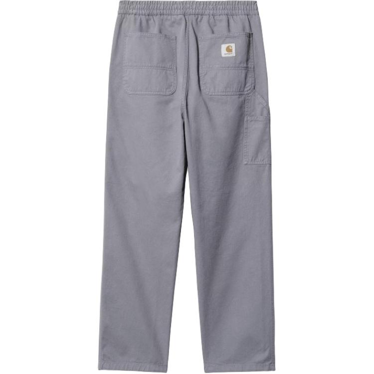Carhartt WIP Flint Pant Solid Color Logo Patch Straight Leg Casual Pants Men Pants I029919-1NK-GD