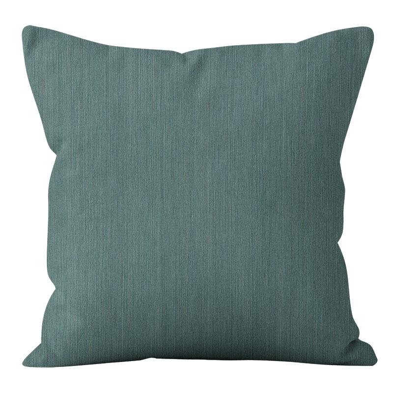 American Blue Retro Cotton Linen Single-sided Pillow Case Sofa Living Room Bedroom Cushion Pillow Home Waist Pillow