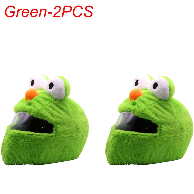 Motorcycle Helmet Cartoons Plush Helmet Protective Cover Helmet Full Face Covers For Outdoor Fun Personalized Helmets Christmas