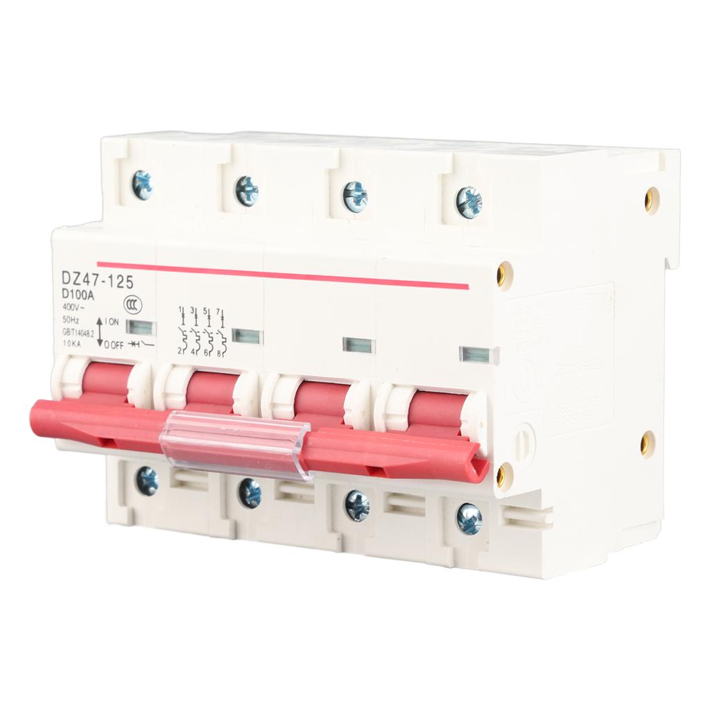 Circuit Breaker Miniature Air Switch D‑Type Industrial Supplies DZ47 125 100A