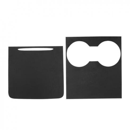 Matte Suede Cloth Car Central Cup Holder Lid Cover For Tesla Model Y 20 21 22