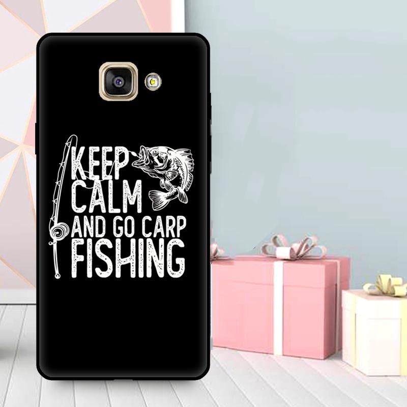 Carp Fish Fishing Rod Case For Samsung Galaxy J3 J5 J7 J1 2016 A3 A5 2017 J4 J6 J8 A7 A9 A6 A8 Plus 2018 Cover