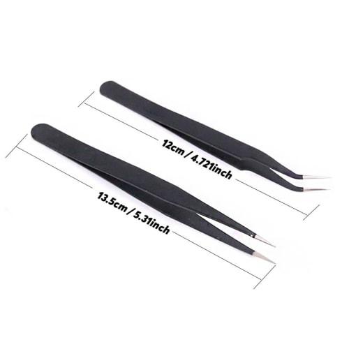 Audiophile Beginner's Model Tool Kit, 10-Piece Set, Includes Modeler's Knife (5 Replacement Blades), Thin-Blade Nippers, Precision Tweezers, and Stora