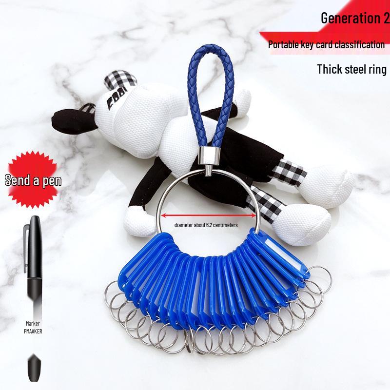 Landlord Rental Key Disk - Warehouse, Dormitory, Hotel Key Chain & Storage Management Marker