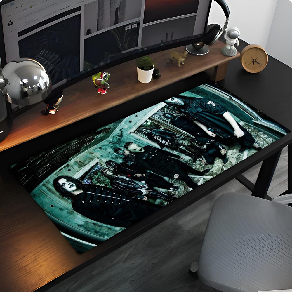 Slipknot Mauspads Anime-Spiel Mauspads cs lol XXL Zuhause HD Computertischmatten Teppich Gamer Büro Laptop Weiche Schreibtischoberfläche X