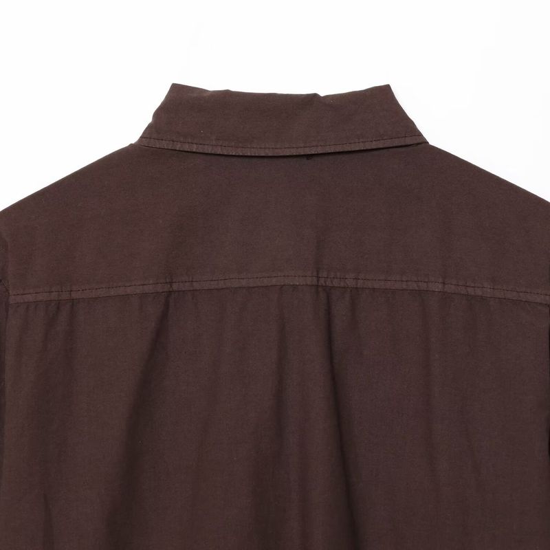 Kaslead New Arrival Women's Fashion Air Outlet Pocket Decoration Poplin Shirt Casual Pants 2183064 2183065