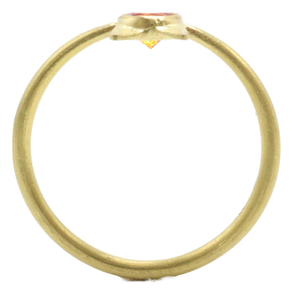 Marie-Helene De Taillac 22KYG Fire Opal Little Cat Ring 0.15ct Ring Ring 7 goldUsed