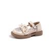 British Style Girls' Leather Mesh Soft Sole Princess Shoes - 2025 Summer Collection