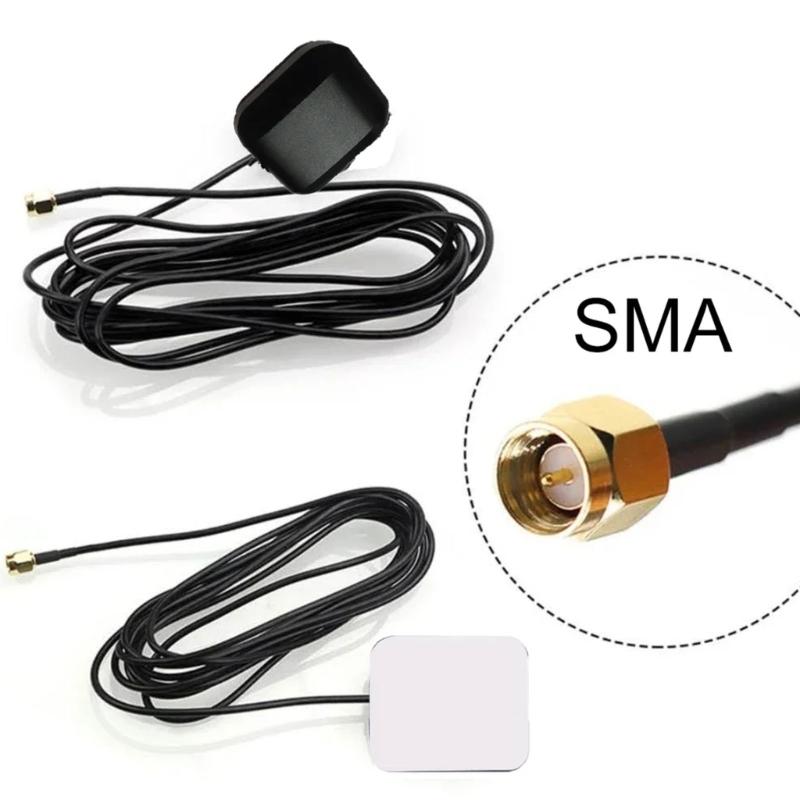 Waterproof Vehicle Global Positioning System Antenna with Long Cord for Easy Installation Reliable Satellite Signal Lock