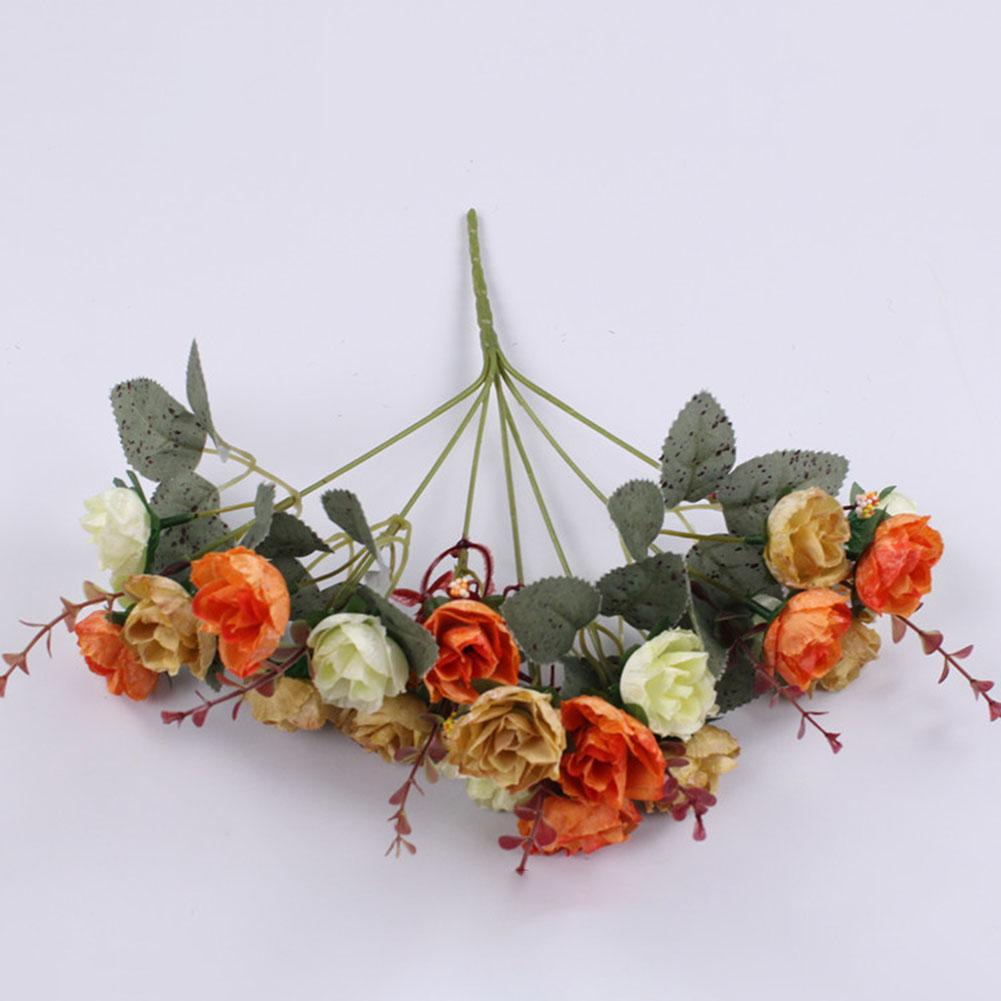 Bouquet Artificial Bouquet Fake Dried Flowers Orange