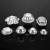 Handgjorda Badbombsformar i Aluminiumlegering Bubblande Hantverk DIY Kakformverktyg