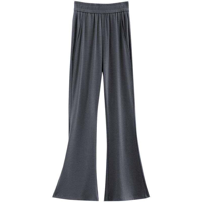 Women's Micro-Flare Ice Silk Bell Bottom Pants - 2026 Spring/Summer