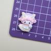 10/80PCS Bright Multi-color Lamb Cartoon DIY Cream Glue Small Accessories, Hole Shoe Buckle Material, Resin Small Accessories