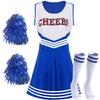 Adult Cheerleader Performance Dress – Sports Cheerleading Uniform – Breathable & Stretchy – Perfect for Football Game Pep Rally