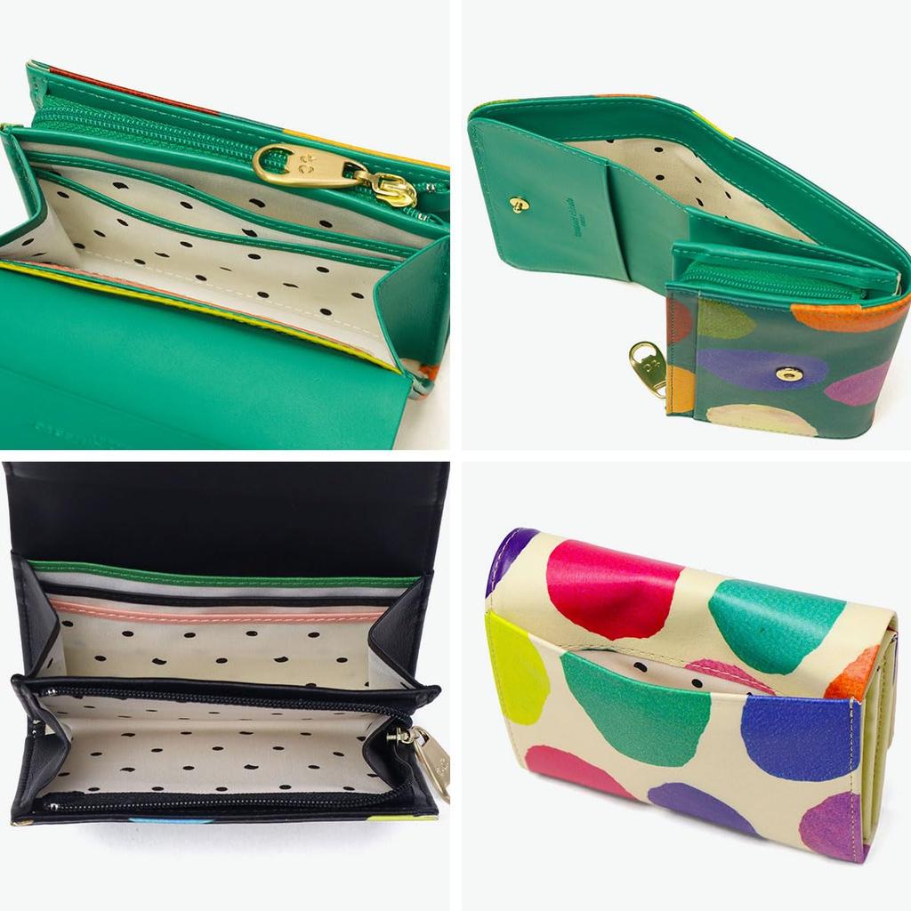 Tsumori Chisato Bifold Wallet Small Wallet Colorful Zoom Dot