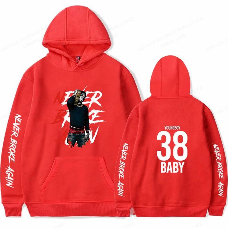 Худи Толстовки YoungBoy Never Broke Again Худи Мужские S Худи Новые Мужские С Длинным Рукавом Худи с Капюшоном Унисекс Крутые Повседневные S