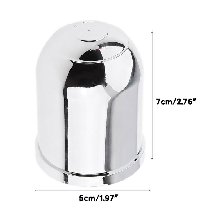 Housse de Boule de Barre de Remorquage pour Voiture Véhicule Auto 50mm Empêche la Graisse et la Saleté Bouchon Universel