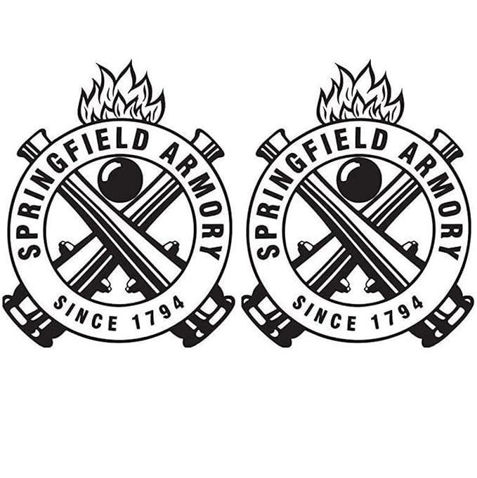 

Springfield Armory Hard Hat Car Truck SUV Window Decal чёрный