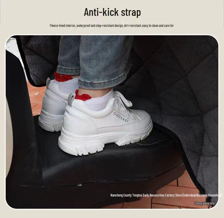 Motorcycle & Tricycle Winter Windshield with Fleece - Cold & Water Resistant Violent Bear Model