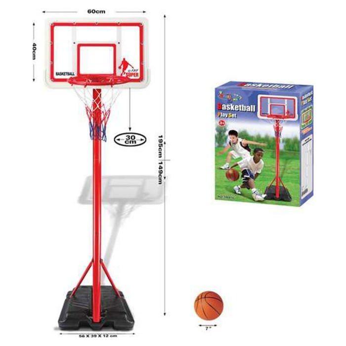 Playset de basketball - BigBuy Fun - 60x20x40 cm - Jeux de plein air - Équipement de jeux - S2412226