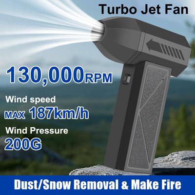 Strong Blowing Car Accessories 80W Cleaning Blower Tool Snow Blowing Turbo Jet Fan Universal Electric Air Duster Violent Hair Dryer