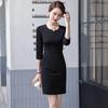 Abito Professionale per Reception, Divisa da Lavoro per Salone di Bellezza, Abito Monopezzo Slim-Fit, Abito per Estetista Negozio di Gioielli, Uniforme da Lavoro