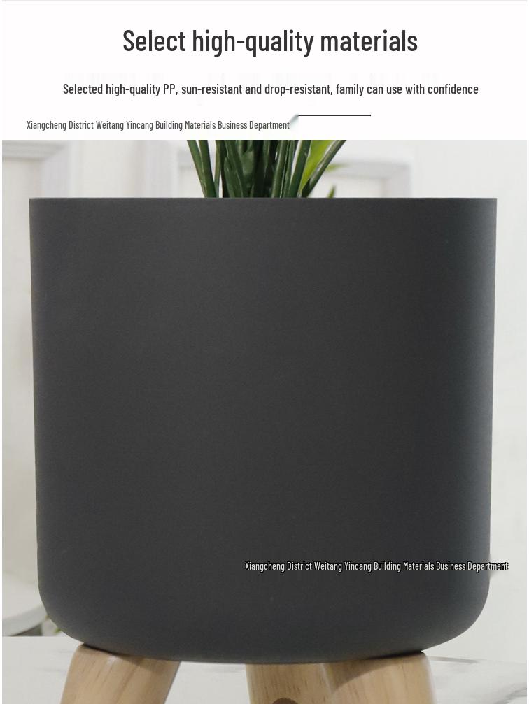 Nordic Style Self-Watering Faux Ceramic Plant Pot for Hydroponic Pothos