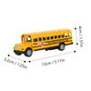 Toyvian School Bus Toy Diecast Model Car School Bus Toy with Opening Doors for Everyday Play 132