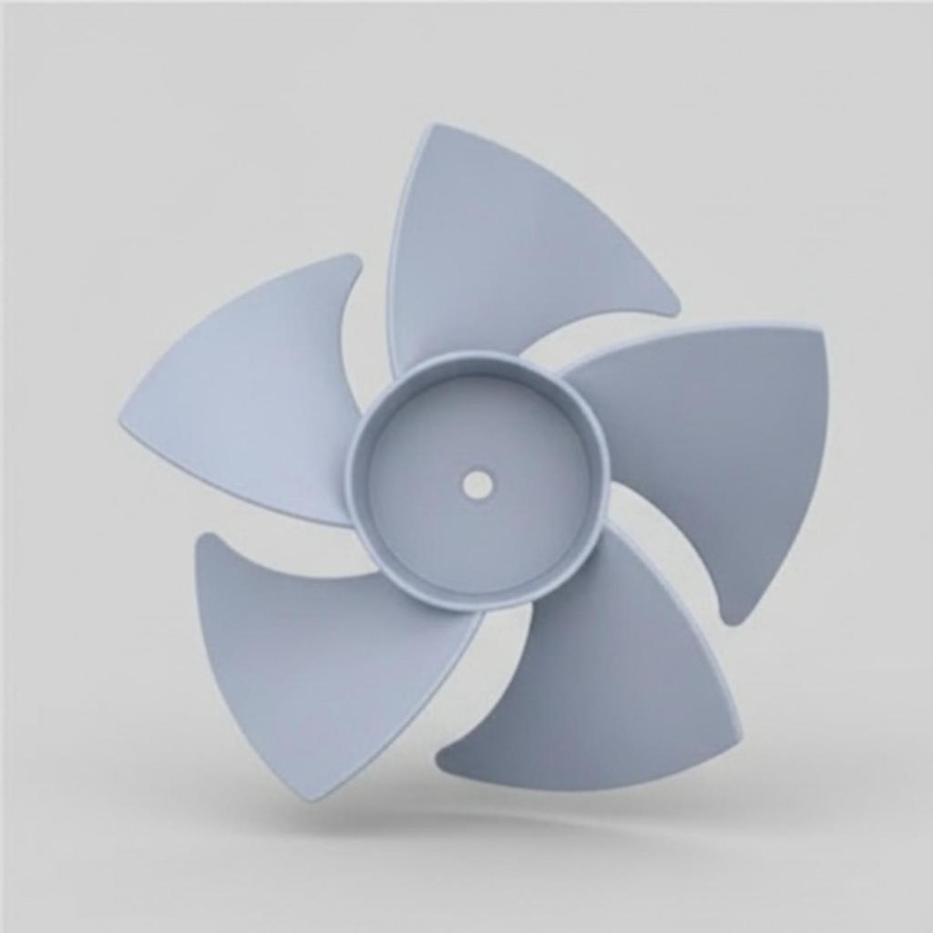 Replacement Fan Blade with Nut Easy to Install Assembly for DIYers