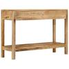 Console Table with 2 Drawers 110x35x75 cm Solid Mango Wood