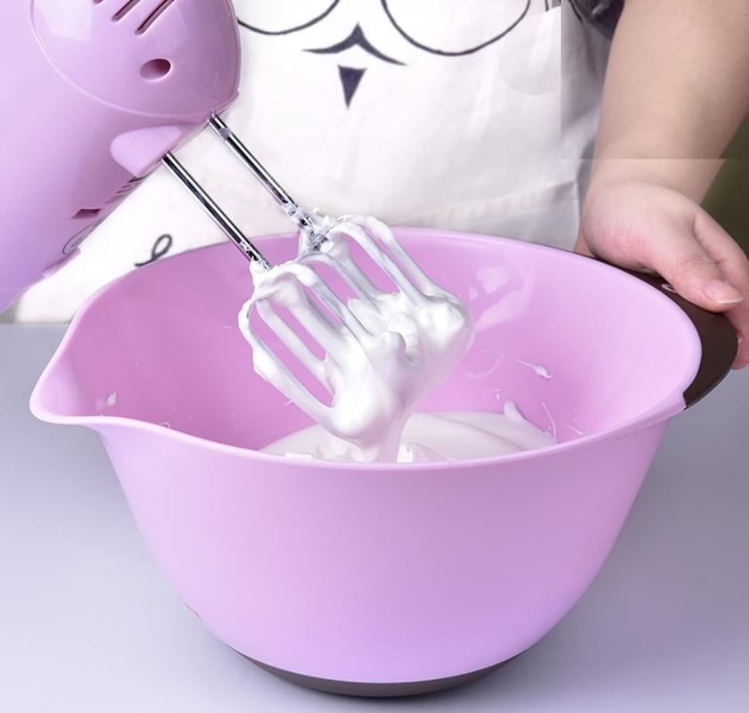 Plastic Baking Tools Plastic Egg Bowl Kitchen Accessories Non-Slip Thickness with Silicone Bottom for Cake Bakery | Bowls