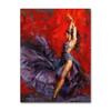 Art Oil Canvas Painting Vintage Figure Posters And Prints Wall Art Picture Modern Hme Decoration Spanish Flamenco Beauty Dancer