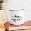 Teacher Mode Off Print Enamel Mug Cup for Coffee Original Coffee Cups Drinkware Unusual Mugs Personalized Funny Beer Travel Cute