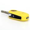 3 Buttons Silicone Car Key Case Cover For Fiat 500 Flip Folding Remote Key Shell For Fiat Punto Panda Car Accessories