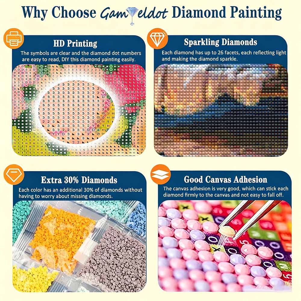 Peinture diamant balançoire de plage sous arbre DIY 5D kit de décoration de pièce de maison