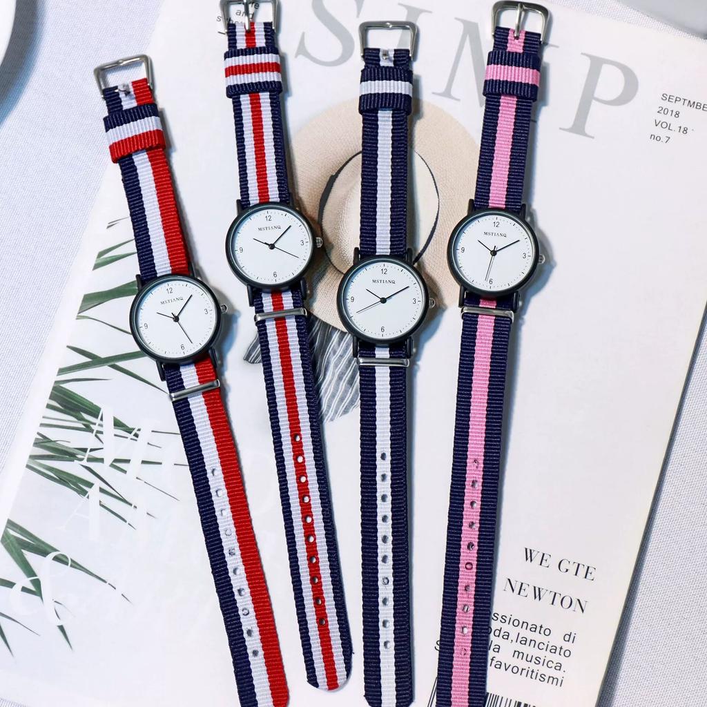 Trend Watch Female Small Student Style Niche Design Canvas With Mori Simple Children'S Quartz Watch