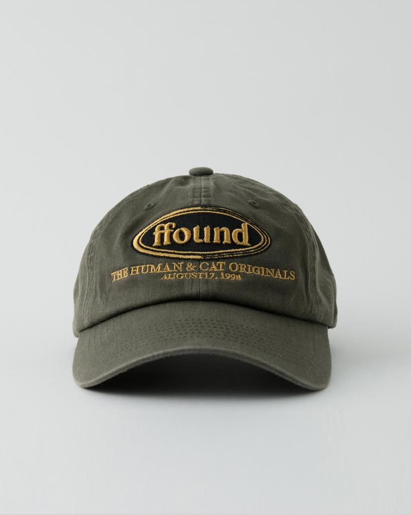 HUMAN N CAT Found Washed Vintage Ball Cap [Khaki]