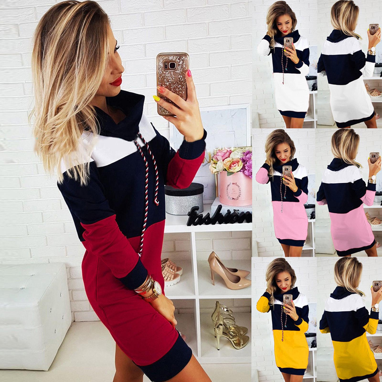 

Женское платье с длинным рукавом с воротником, женское повседневное облегающее короткое мини-сарафан