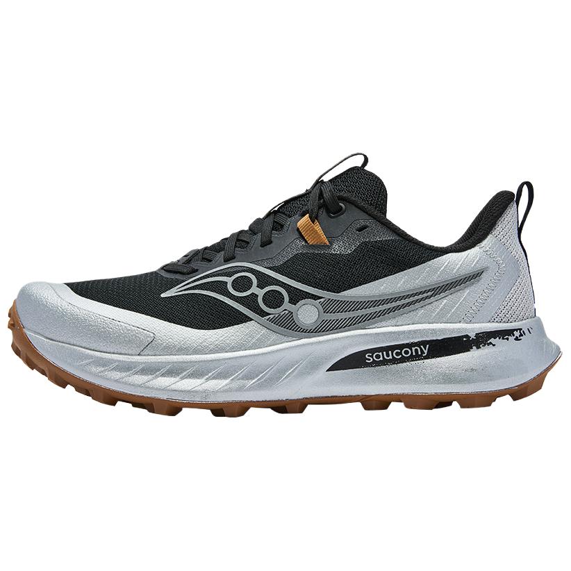 SAUCONY Peregrine 15 Comfortable Versatile Durable Low-Top Running Shoes Men Sneaker Black S20990-551